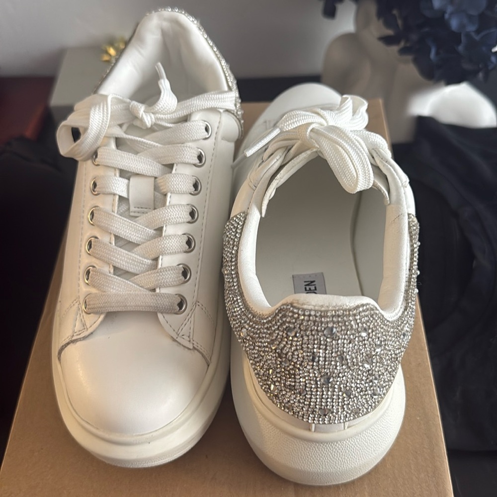 Steve Madden rhinestone shoes